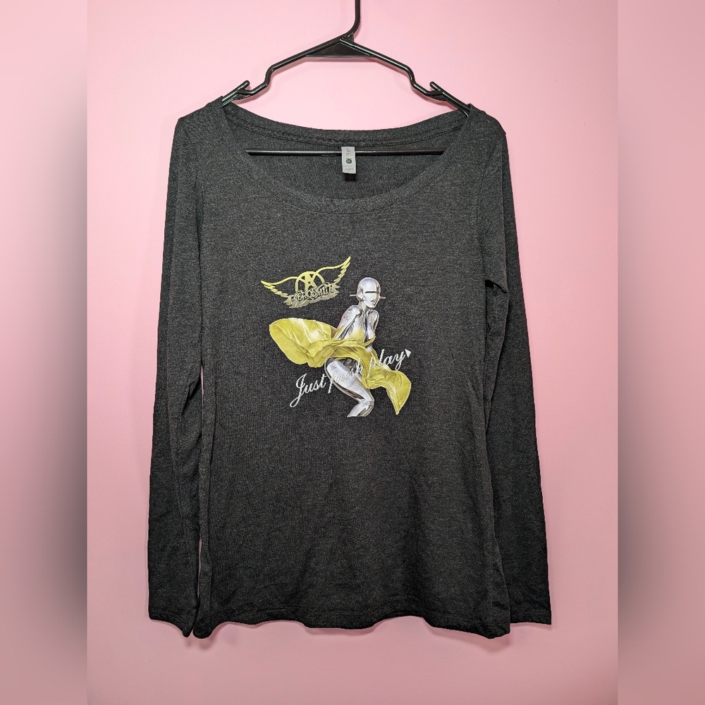 Aerosmith Just Push Play Long Sleeve Shirt